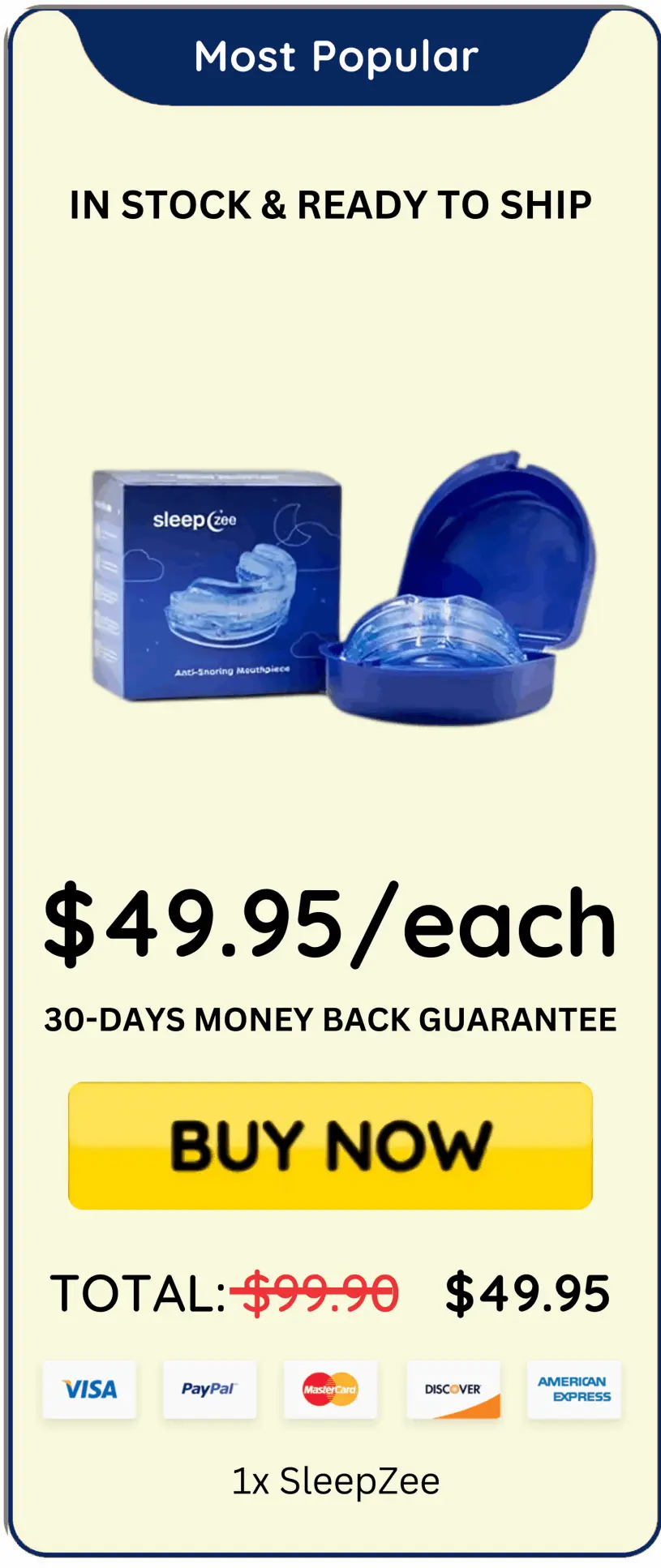 SleepZee Mouthpiece  price 